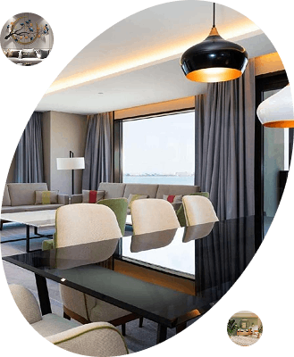 Window Curtains for Seating Place