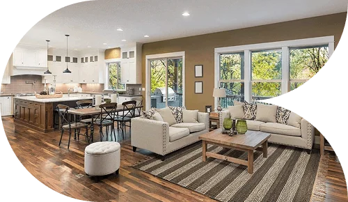 Custom Carpet for Coffee Table