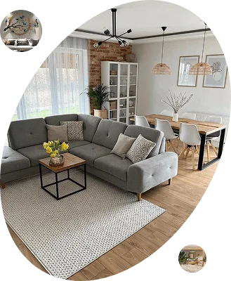 Custom Carpet for Seating Area
