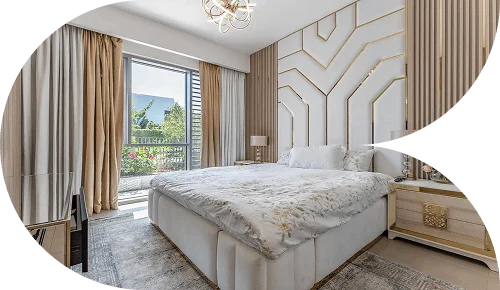Window Curtains for White room