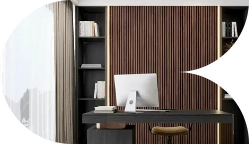 Decorative wooden wall panels