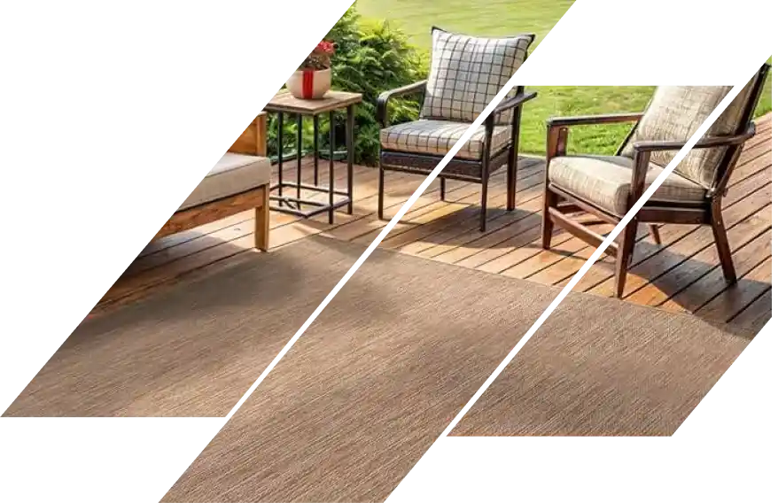 Outdoor carpets for seating